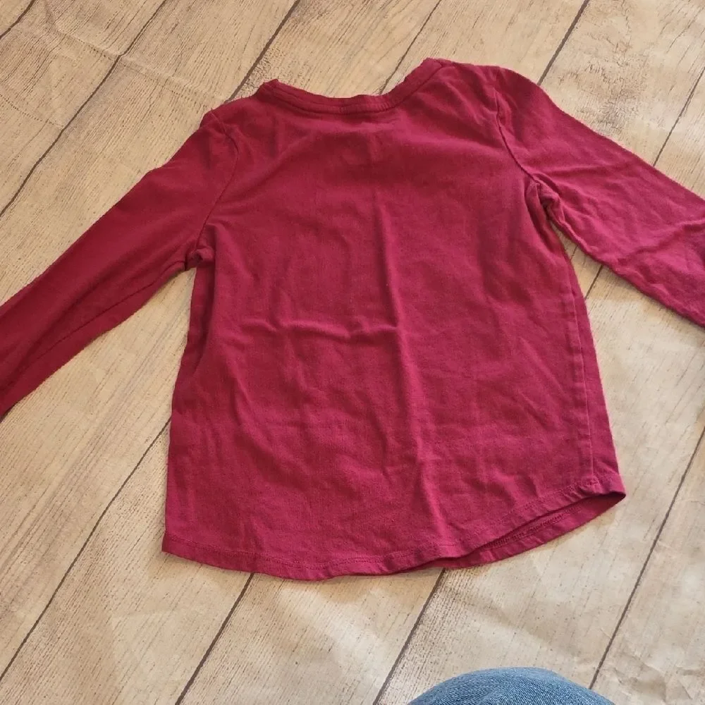 Jumping Beans Unicorn Long Sleeve Shirt - Berry